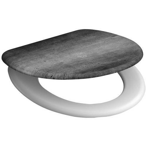 Schütte WC-Sitz Industrial Grey Duroplast mit Absenkautomatik