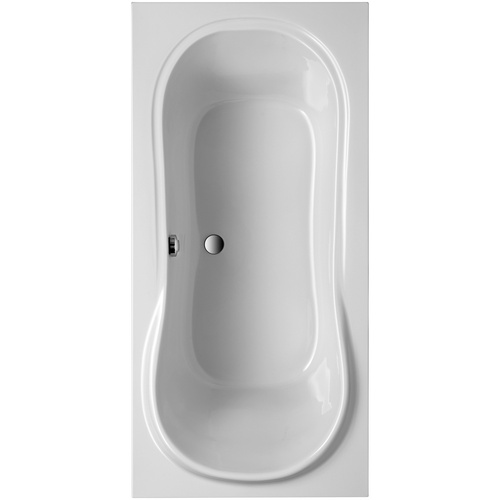 OTTOFOND Badewanne »Palma«, BxHxL: 90 x 45 x 190 cm, Körperform - weiss