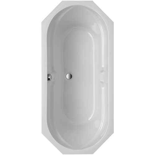 OTTOFOND Badewanne »Sicilia«, BxHxL: 75 x 48 x 170 cm, achteckig - weiss