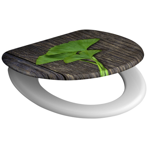 Schütte WC-Sitz Ginko & Wood Duroplast mit Absenkautomatik