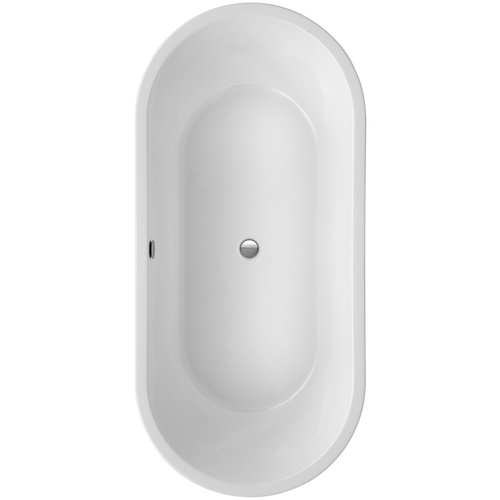 Ottofond Freistehende Badewanne Carney 190 x 89,5 x 45 cm, weiß