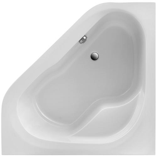 OTTOFOND Badewanne »Ancona«, BxHxL: 135 x 43 x 135 cm, trapezförmig - weiss