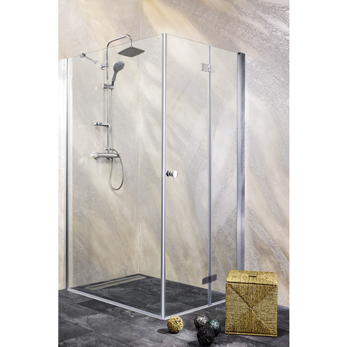 Thumbnail - Sanotechnik Duschtrennwand »Young«, B x H: 85 x 195 cm - transparent