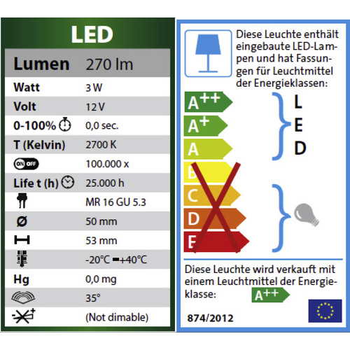 HEISSNER Teichbeleuchtung, 3er-Set - gra...