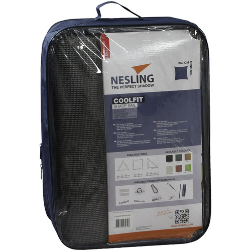 NESLING Sonnensegel, Format: 360 x 360 c... NESLING Sonnensegel, Format: 360 x 360 c...