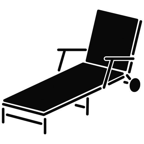 BEST Liegenauflage »Comfort-Line«, rot...