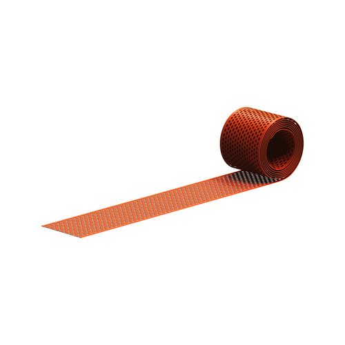 SAREI Vogelschutz Lüftungsgitter, Kunststoff (PVC), Länge: 500 mm, rot