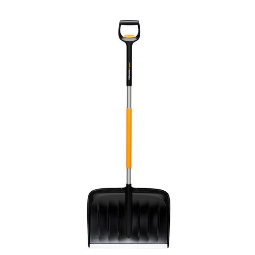 FISKARS Schneeschieber „X-Series“, teleskopierbar, BxL: 53 x 143 cm – schwarz