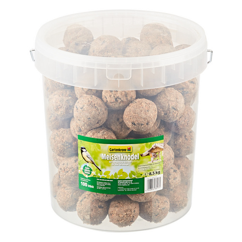 Gartenkrone Vogelfutter »Meisenknödel«, ohne Netz, Inhalt: 8500 g - braun