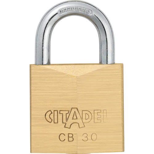 Image of ABUS Vorhangschloss, aus Metall, 30 mm Breite, messingfarben - goldfarben
