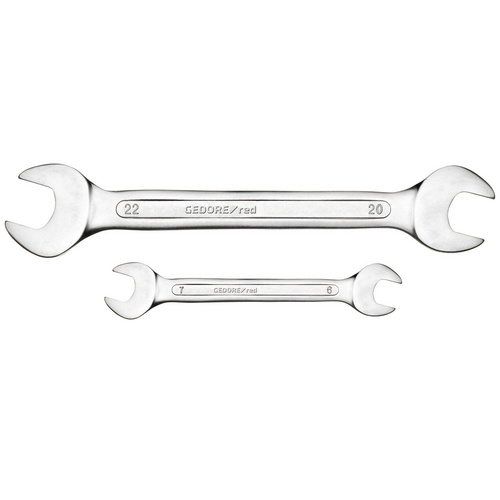 Thumbnail - GEDORE Doppelmaulschlüssel-Satz, 6-32mm 12tlg - silberfarben