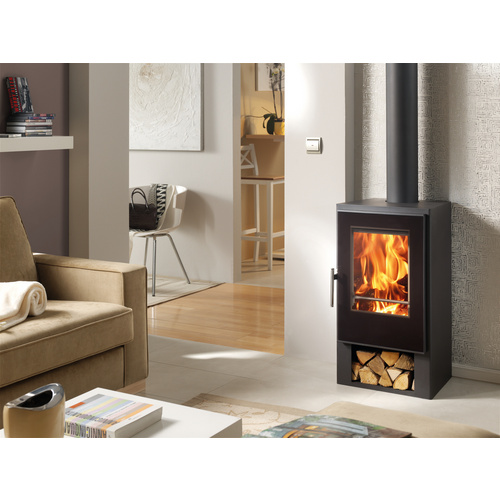 PANADERO Kaminofen »Andes«, schwarzmetallic, Stahl, 7,5 kW (Rabatt: 10 %)