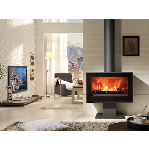 PANADERO Kaminofen »Maja-S«, schwarzmetallic, Stahl, 7 kW (Rabatt: 10 %)