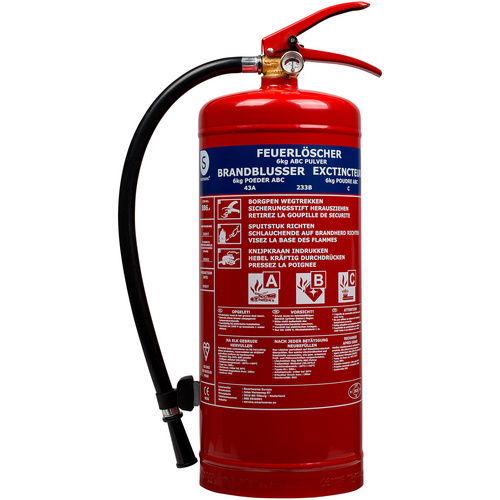 SMARTWARES ABC Pulverlöscher, 6 kg - rot