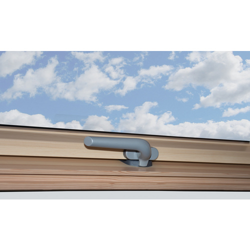 Thumbnail - RORO Schwing-Dachfenster »«, Verbundsicherheitsglas (VSG), innen braun, Kiefer