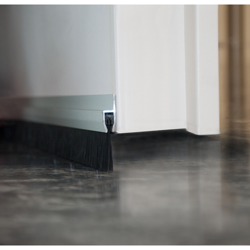 Thumbnail - RORO Türbodenschiene, BxL: 1 x 100 cm, Aluminium - schwarz