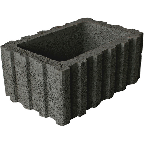 EHL Pflanzstein Ratioflor, BxHxL: 40 x 25 x 60 cm, Beton - grau