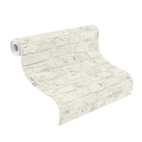 Thumbnail - Rasch Vliestapete »Vliestapete«, Steinoptik, weiß, matt - weiss