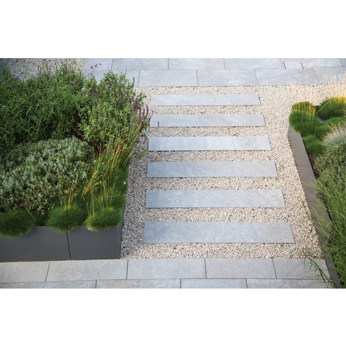 Thumbnail - Mr. GARDENER Splitt »Mont Blanc«, Körnung: 8 mm - 16 mm, 25 kg, grau/rosa