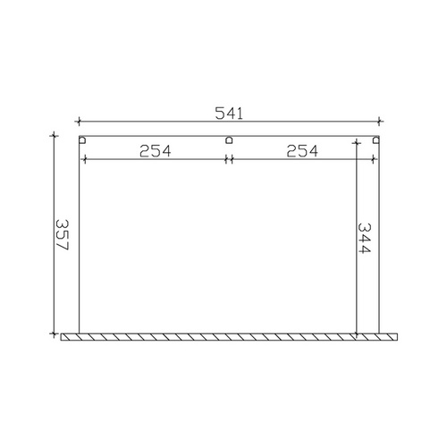 Thumbnail - SKANHOLZ Terrassenüberdachung »Monza«, Breite: 541 cm, Dach: Verbund-Sicherheits-Glas (VSG), anthrazit - grau