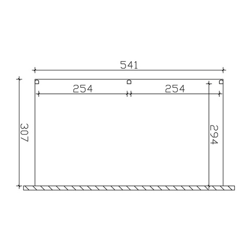 Thumbnail - SKANHOLZ Terrassenüberdachung »Monza«, Breite: 541 cm, Dach: Verbund-Sicherheits-Glas (VSG), weiss
