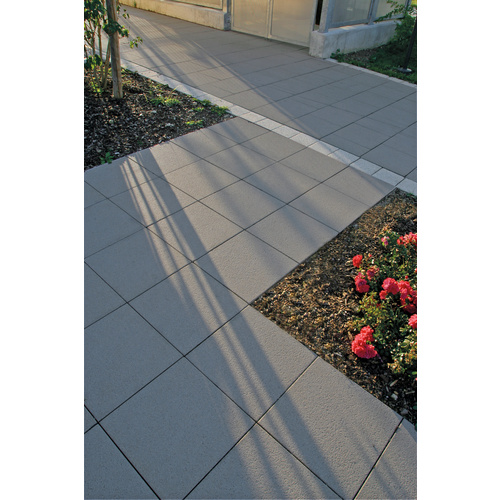 Thumbnail - EHL Terrassenplatte, LxBxH: 40 x 40 x 5 cm, Beton, glatt, gefast, anthrazit - grau