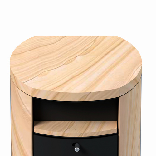 accente Kaminofen »Slimline«, schwarz, Sandstein, 5 kW - beige (Rabatt: 10 %)