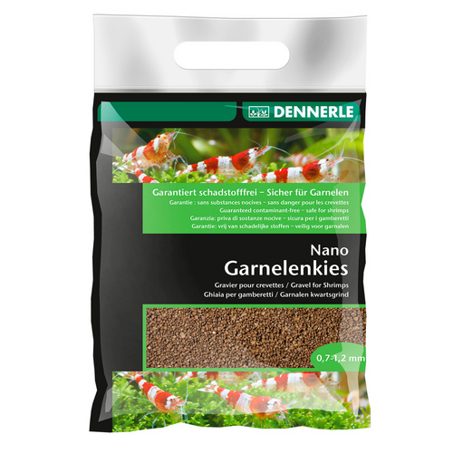 DENNERLE Bodengrund »Nano Garnelenkies«, braun
