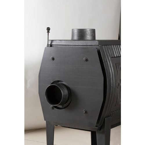 GLOBEFIRE Gussofen »Charon I«, schwarz, Gusseisen, 7 kW (Rabatt: 51 %)