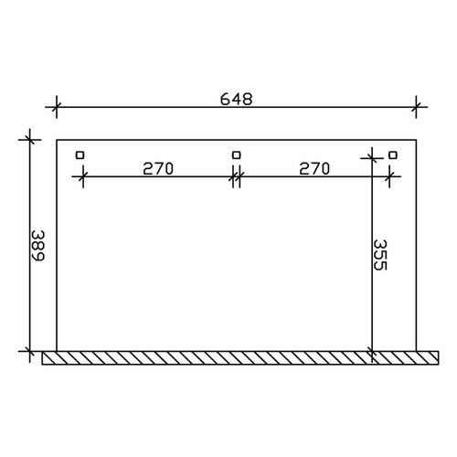 Thumbnail - SKANHOLZ Terrassenüberdachung »Venezia«, Breite: 648 cm, Dach: Polycarbonat (PC), nussbaum - braun