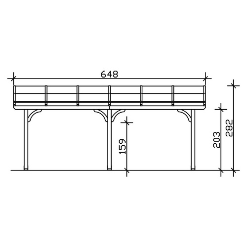 SKANHOLZ Terrassenüberdachung »Venezia...