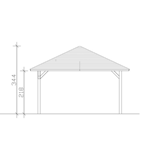 SKANHOLZ Pavillon »Cannes 3«, Zeltdach...