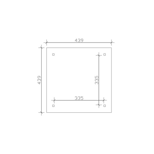Thumbnail - SKANHOLZ Pavillon »Cannes 2«, Zeltdach, viereckig, BxHxT: 439 x 329 x 439 cm - beige