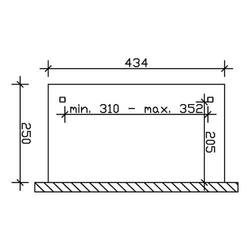 Thumbnail - SKANHOLZ Terrassenüberdachung »Ravenna«, Breite: 434 cm, Dach: Polycarbonat (PC), braun