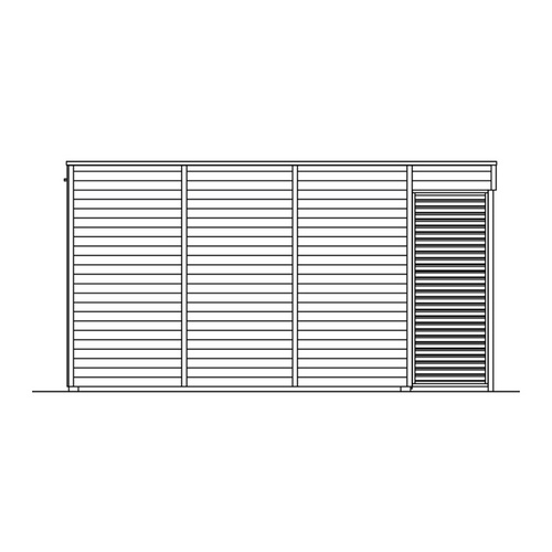 Thumbnail - SKANHOLZ Gartenhaus »Tokio 4«, Holz, BxHxT: 402 x 270 x 402 cm (Außenmaße inkl. Dachüberstand) - beige