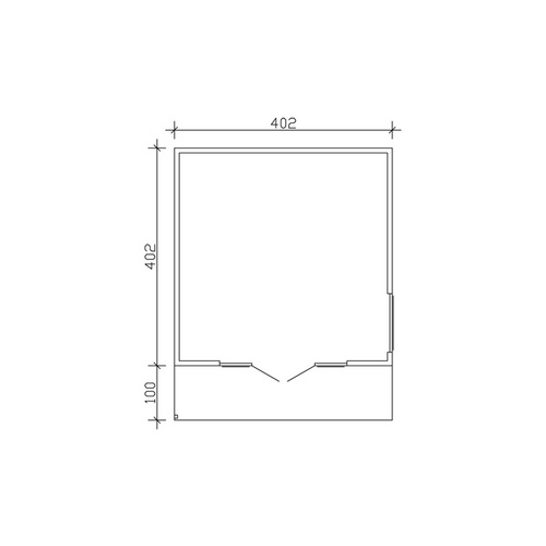 Thumbnail - SKANHOLZ Gartenhaus »Tokio 4«, Holz, BxHxT: 402 x 270 x 402 cm (Außenmaße inkl. Dachüberstand) - beige