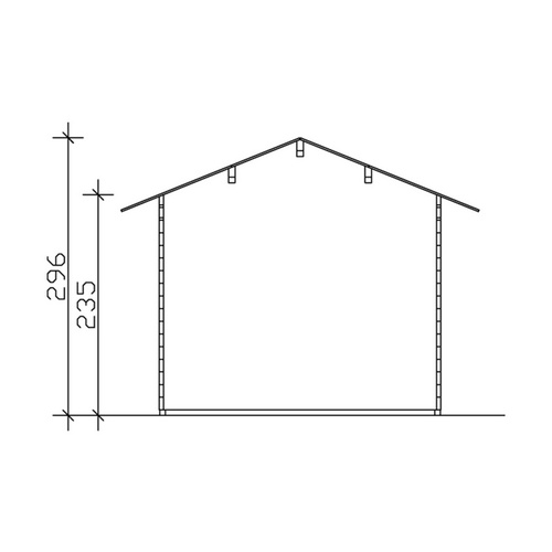 SKANHOLZ Gartenhaus »Lugano 1«, Holz, ...