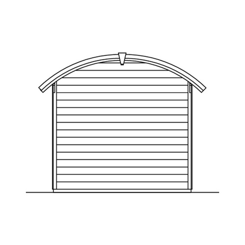 SKANHOLZ Ferienhaus »Delft«, Holz, BxHxT: 290 x 252 x 250 cm (Außenmaße inkl. Dachüberstand) - beige |  Holz  |  6,25 m²