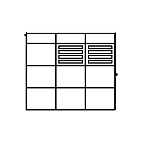 Thumbnail - SKANHOLZ Gartenhaus »Brisbane 4«, Holz, BxHxT: 337 x 223 x 253 cm (Außenmaße inkl. Dachüberstand) - grau