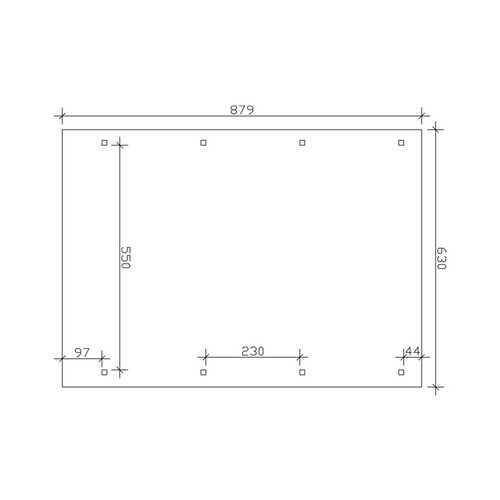 Thumbnail - SKANHOLZ Carport »Wendland«, BxT: 630 x 879 cm, Firsthöhe: 253 cm, farbbehandelt - weiss