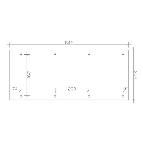 SKANHOLZ Carport »Emsland«, BxT: 354 x...