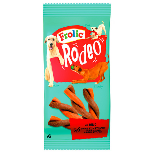 FROLIC Hundesnack »Rodeo Twistos«, Rind, 105 g