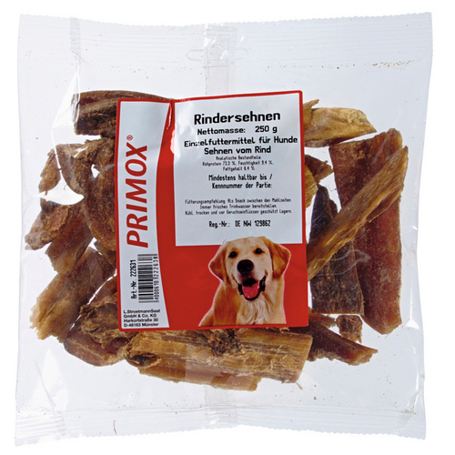 PRIMOX Hundesnack »Rindersehnen«, Rind, 250 g