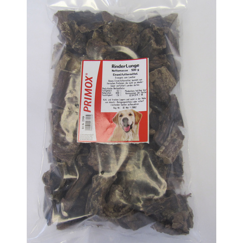 PRIMOX Hundesnack »Rinderlunge«, Rind, 500 g