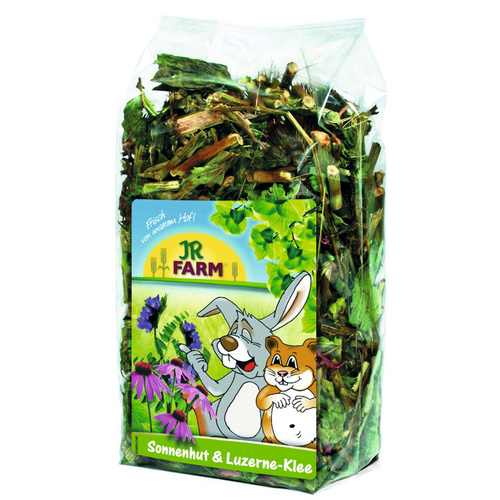 JR FARM Nager-Snacks »Sonnenhut & Luzerne-Klee«, 6 Beutel à 100 g