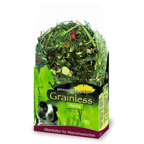 JR FARM Kleintierfutter »Grainless Herbs«, 6 Beutel à 400 g