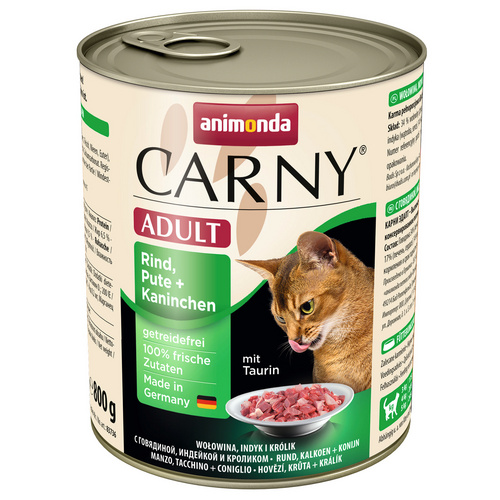 allco Katzen Nassfutter »Carny «, 6 Dosen à 800 g