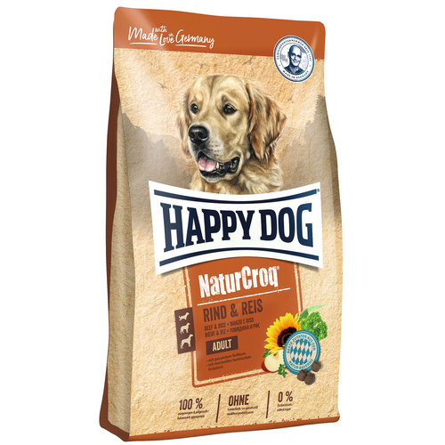 HAPPY DOG Hundetrockenfutter »NaturCroq«, 1 Beutel à 15 kg