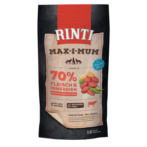 RINTI Hundetrockenfutter »MAX-I-MUM«, 1 Beutel à 12 kg