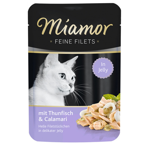 Miamor Katzen Nassfutter »Feine Filets in Jelly«, 24 Beutel à 100 g